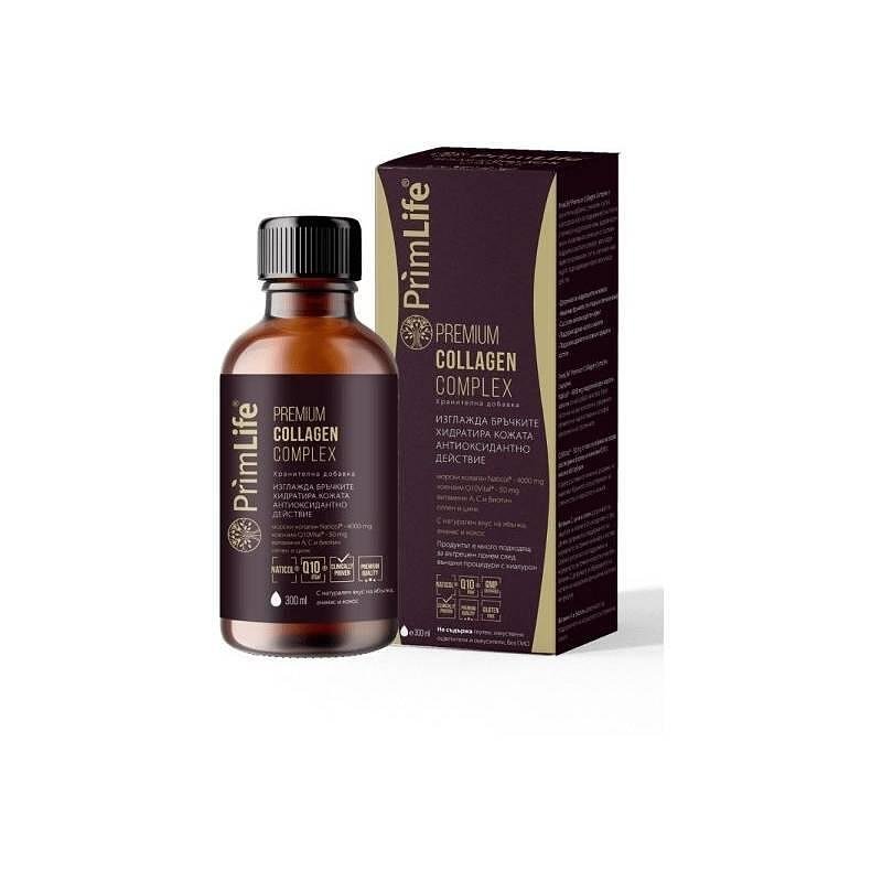 PrimLife Premium Collagen Complex- за красива кожа без бръчки и здрави стави и хрущяли, 300 мл.