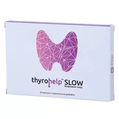 Thyrohelp Slow при свръхактивна щитовидна жлеза х30 капсули Naturpharma