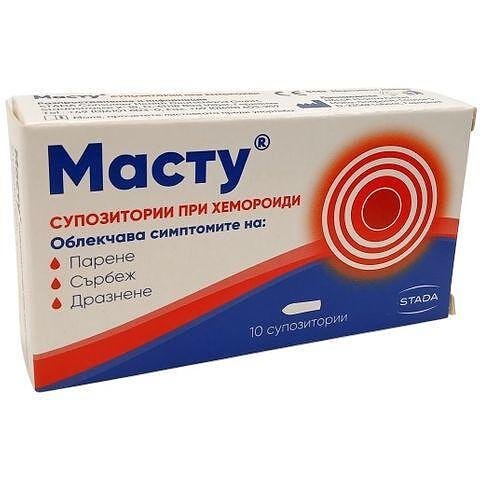 Масту Супозитории при хемороиди х10 броя Stada