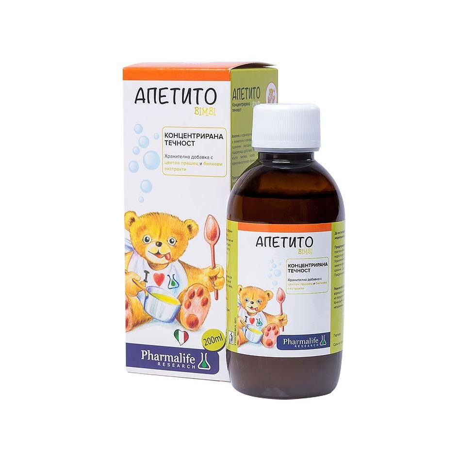 Апетито Бимби за детски апетит x200 мл Naturpharma