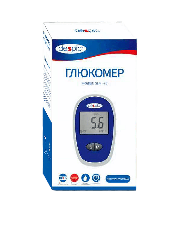 Промо комплект тест ленти GLS-78 и Глюкомер GLM-78