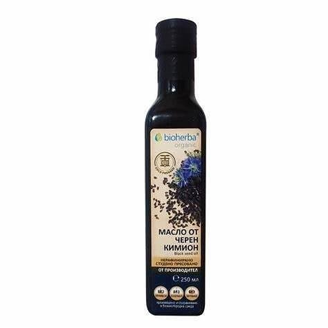 МАСЛО ОТ ЧЕРЕН КИМИОН, НИГЕЛА, Nigella Sativa 250 мл, БИОХЕРБА