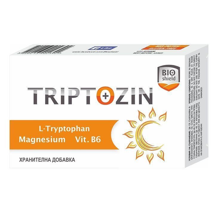 Triptozin-Триптозин-при стрес, депресия и безсъние х30 таблетки Bioshield