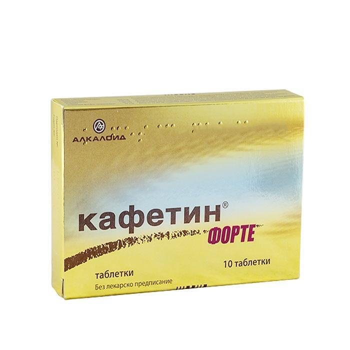 Кафетин Форте при болка х12 таблетки Alkaloid
