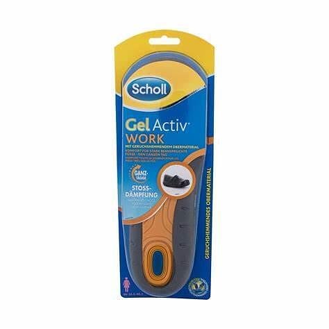 Scholl Gel Activ Work Стелки за работа - мъжки х2 броя
