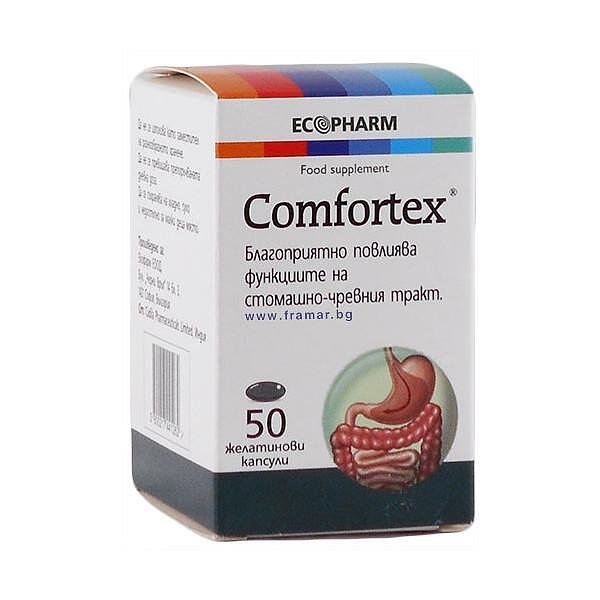 КОМФОРТЕКС 213МГ КАПСУЛИ 50БР ЕКОФАРМ | COMFORTEX 213MG CAPSULES 50S ECOPHARM