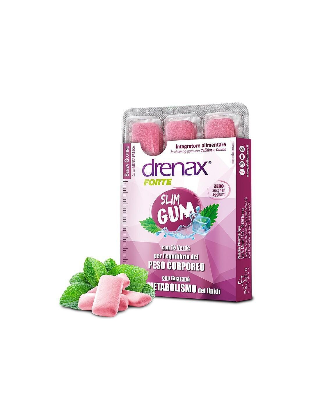 Дренакс Форте Дъвки за отслабване Slim Gum