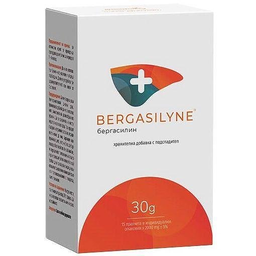 Бергасилин (Bergasilyne) - допринася за поддържането на нормалната функция на черния дроб, 30 г. х 15 сашета