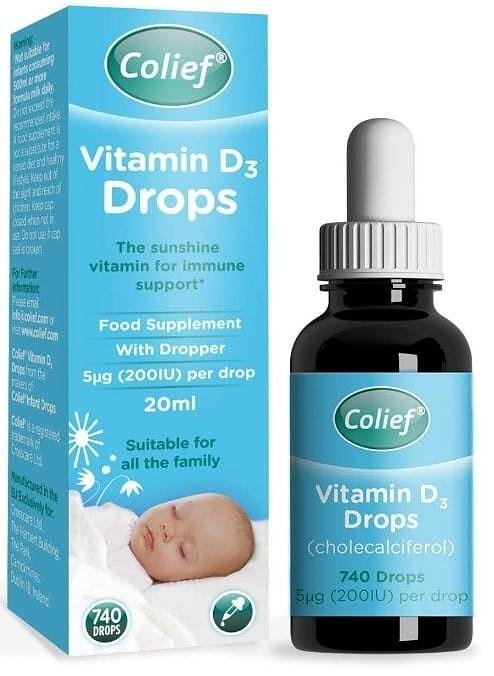 КОЛИЙФ ВИТТАМИН D3 КАПКИ 20 ml Colief Vitamin D Drops