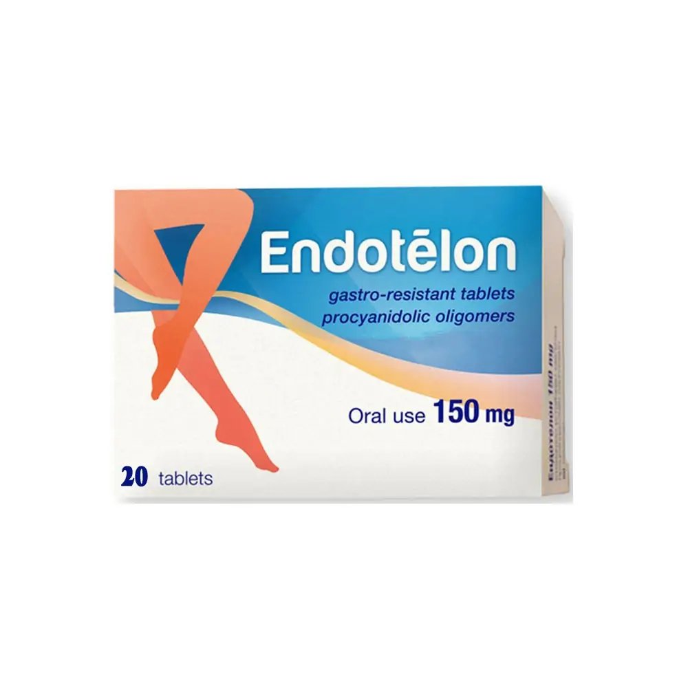Endotelon при венозна и лимфна недостатъчност 150 мг х20 таблетки