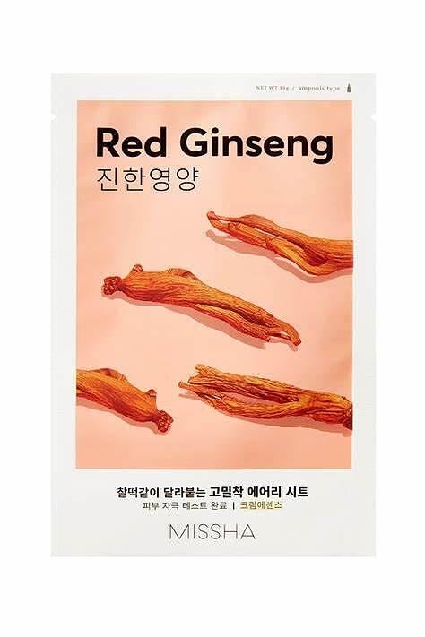 Missha Red Ginseng Текстилна маска за лице с екстракт от женшен x1 брой
