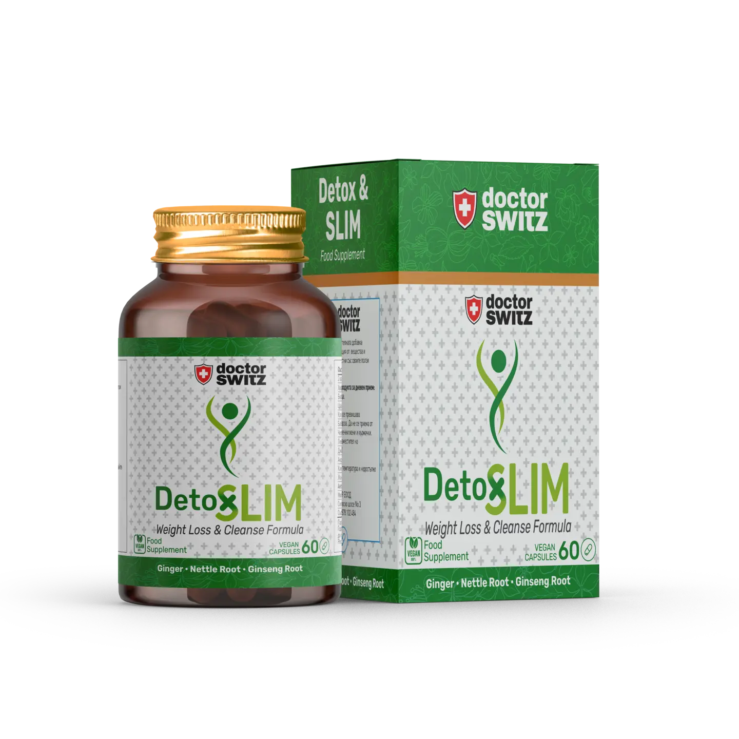 Detox Slim Детокс формула х60 капсули Doctor Switz