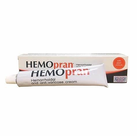 Hemopran Защитен ендоректален крем при хемороиди х35 мл