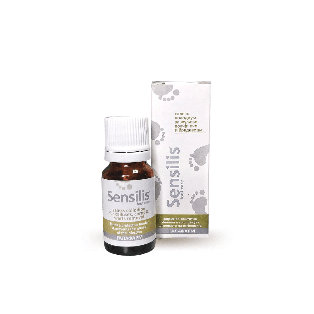 Sensilis Feet Care Салекс Колодиум Лосион за кокоши трън и брадавици 10 ml