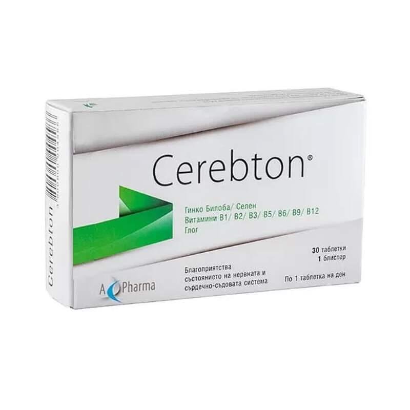 Cerebton за памет и концентрация 30 таблетки A Pharma