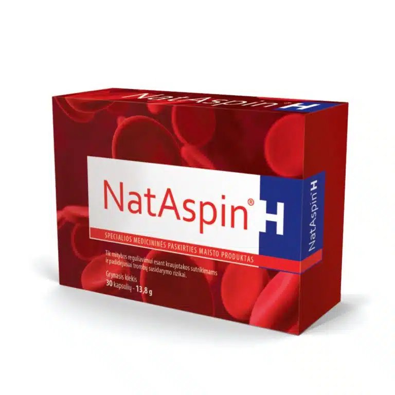 NatAspin H за добро кръвообращение х30 капсули Valentis