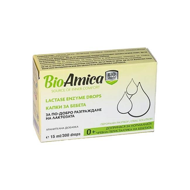 BioAmica- Бебешки капки против колики x15 мл