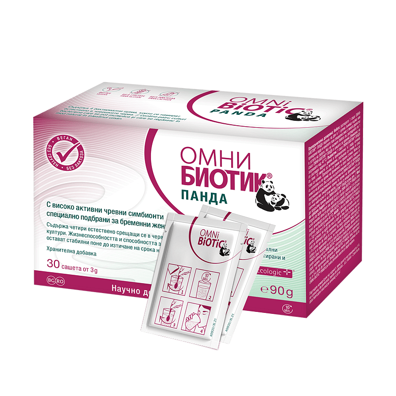 Омни Биотик Панда за майки и бебета 3 г х30 сашета
