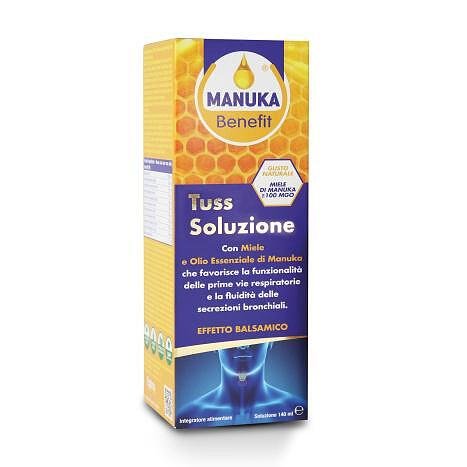 Manuka Benefit / Манука Бенефит Билков сироп с мед от Манука 140 мл.
