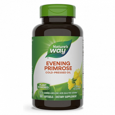 Evening Primrose - Вечерна иглика (масло),1300 mg, 60 софтгел капсули Nature’s Way