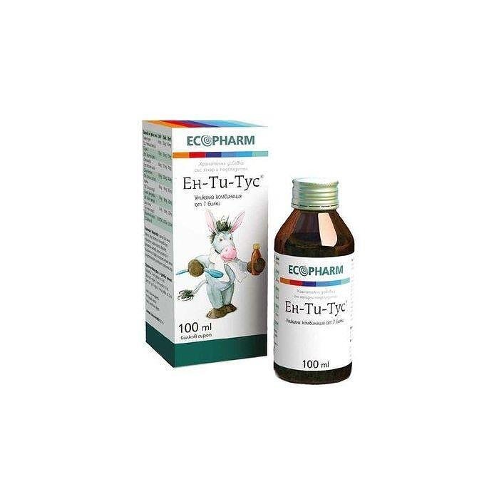 Ecopharm Ен-Ти-Тус Билков сироп за кашлица х100 мл