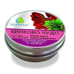 Билково чудо Мехлем - при кожни възпаления и рани, Bioherba, 30 мл