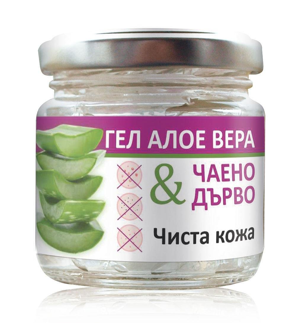 Гел от алое вера и чаено дърво Bioherba, 100мл