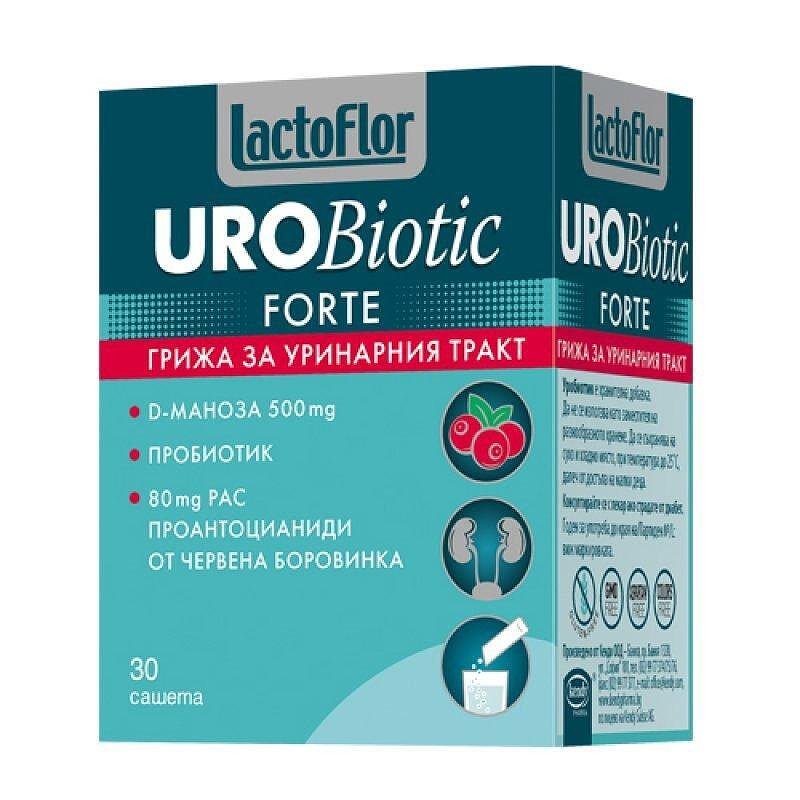 LactoFlor Urobiotic Forte за уринарния тракт x30 сашета