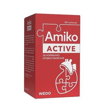 Amiko Active За нормално кръвно налягане х60 капсули Healthy Life
