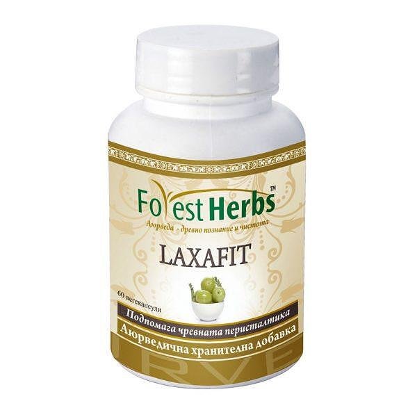 Laxafit / Лаксафит Аюрведична хранителна добавка при запек х60 капсули - Forest Herbs