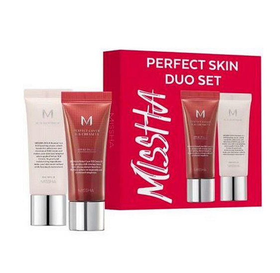 Missha Комплект Perfect Duo Skin - BB Крем и Основа за грим, 2 х 20 ml