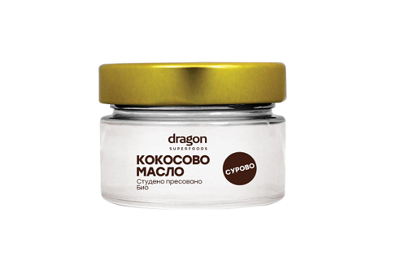 Био Кокосово Масло, студено пресовано, 100ml, Dragon Superfoods