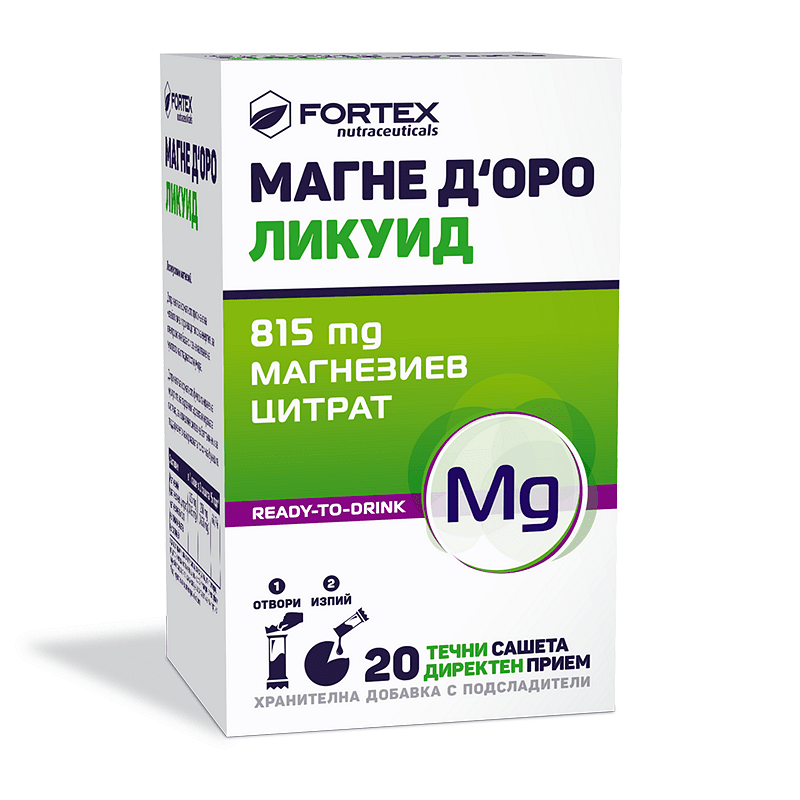 Fortex Магне Д’оро Ликуид 815 мг х20 сашета