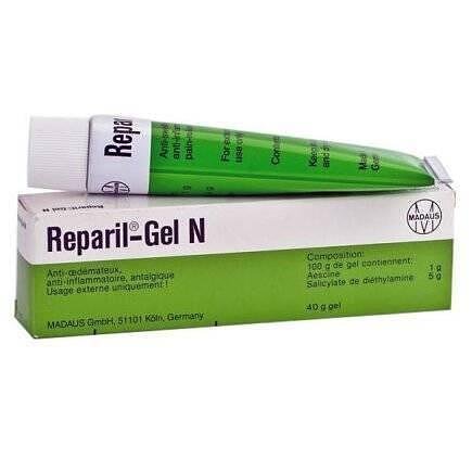 Reparil-Gel N при отоци и болка х40 мл