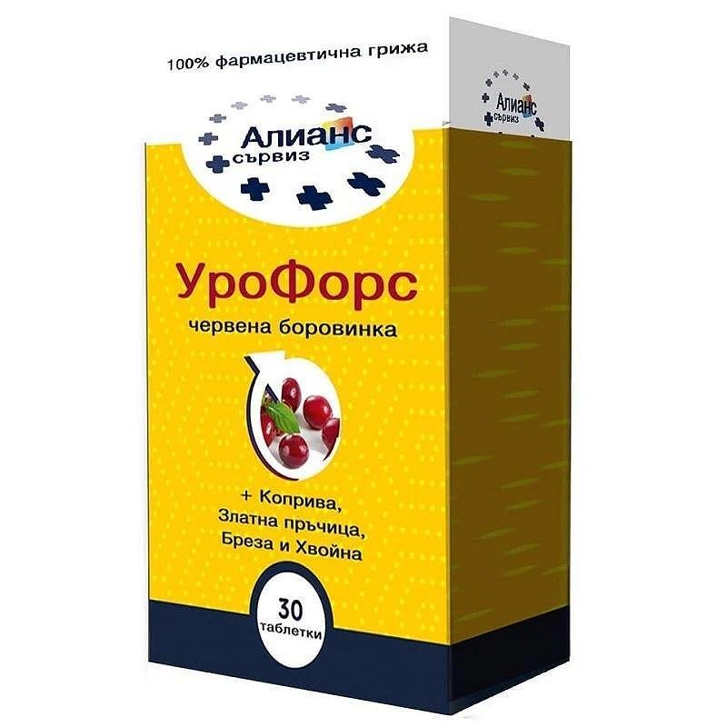 УроФорс таблетки х 30 Алианс Сървиз