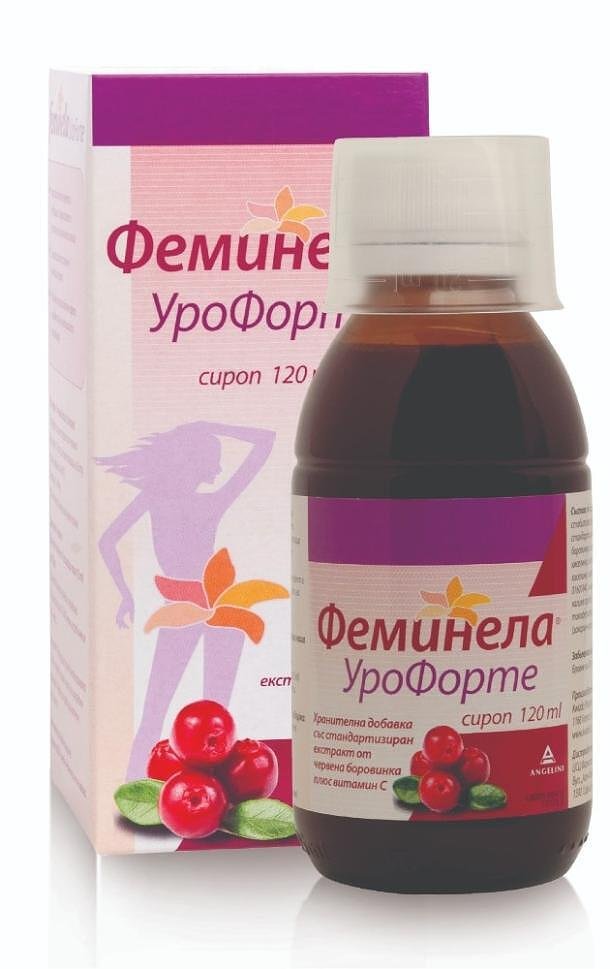 Феминела Урофорте Сироп х120 мл Angelini Pharma