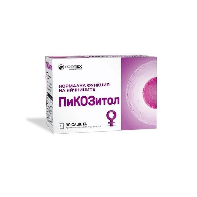 Пикозитол за нормална функция на яйчниците x30 сашета Fortex