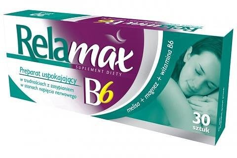 Relamax B6 за сън и успокоение x30 таблетки