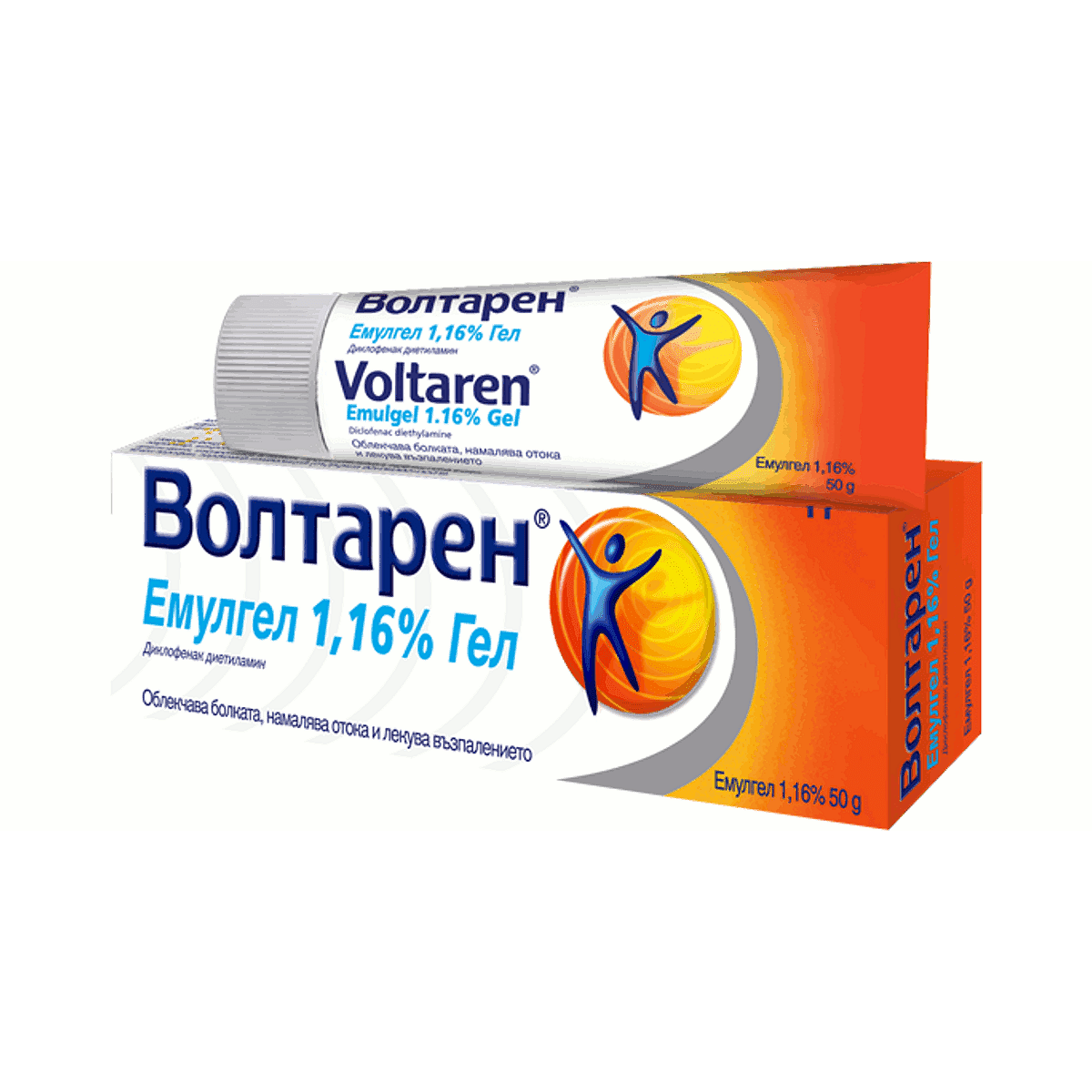 Волтарен Емулгел 1,16% х50 г GlaxoSmithKline