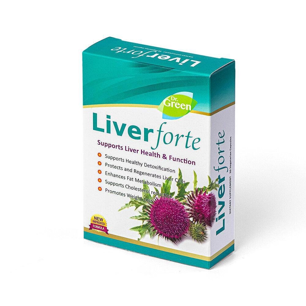 Dr.Green Liver Forte Билкова фолрмуал за черния дроб 30 капс.
