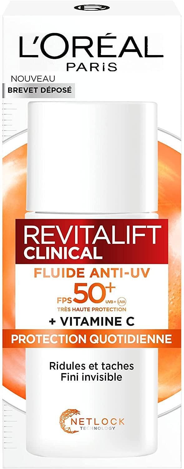 Loreal Revitalift Clinical Хидратиращ флуид с Витамин С SPF50+ х50 мл
