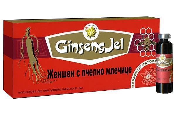 Женшен с пчелно млечице 10 мл x10 флакона Сание