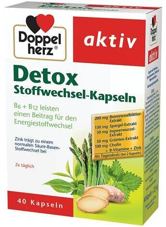 Doppelherz Детокс комплекс за нормален метаболизъм и детоксикация х40 капсули