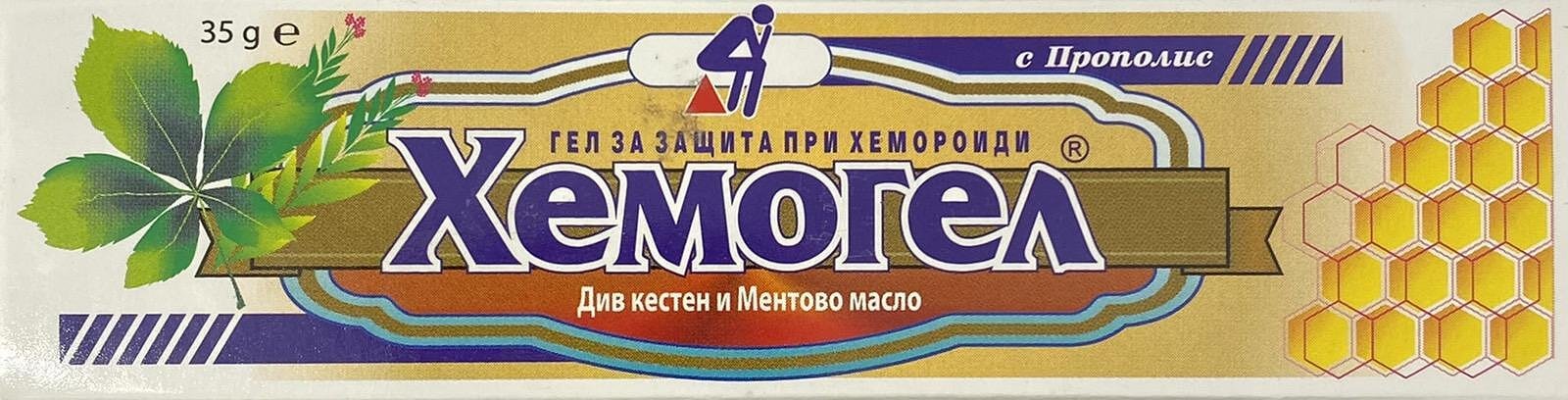 ХЕМОГЕЛ гел против хемороиди 35 г