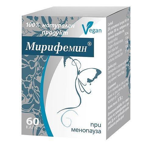 Мирифемин при менопауза 150 мг x60 капсули