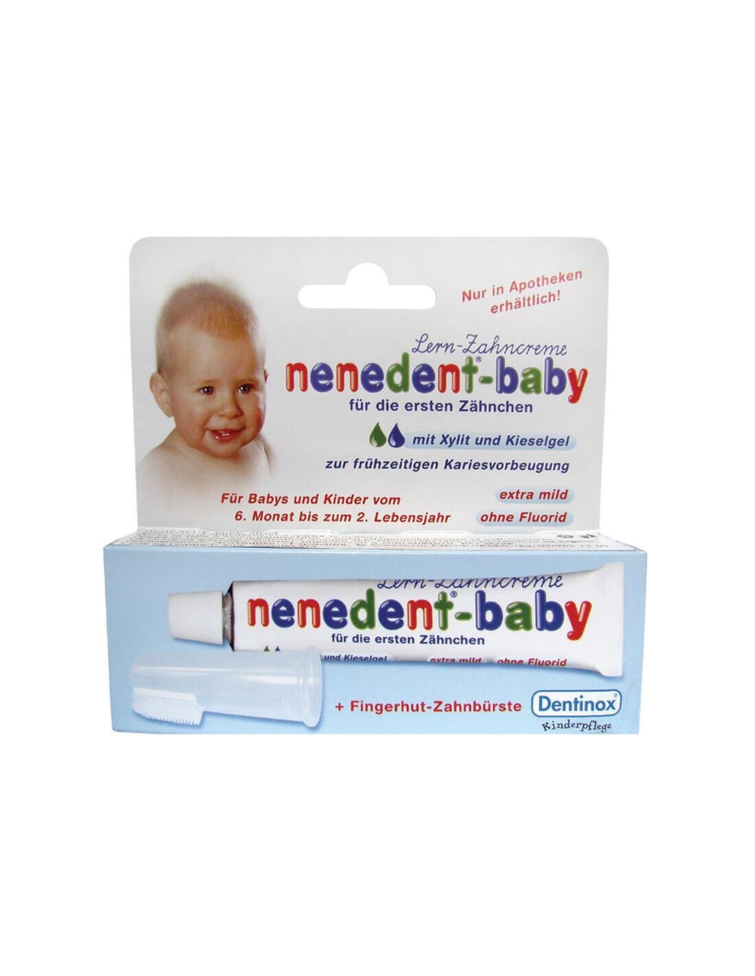 Nenedent-baby Паста за зъби + четка-напръстник х20 мл Еwopharma