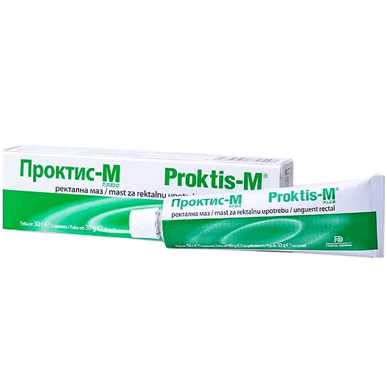 Proktis-M/Проктис-М, Ректална маз при хемороиди 30 гр.