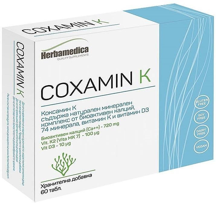 Coxamin K при остеопороза х60 таблетки Herbamedica