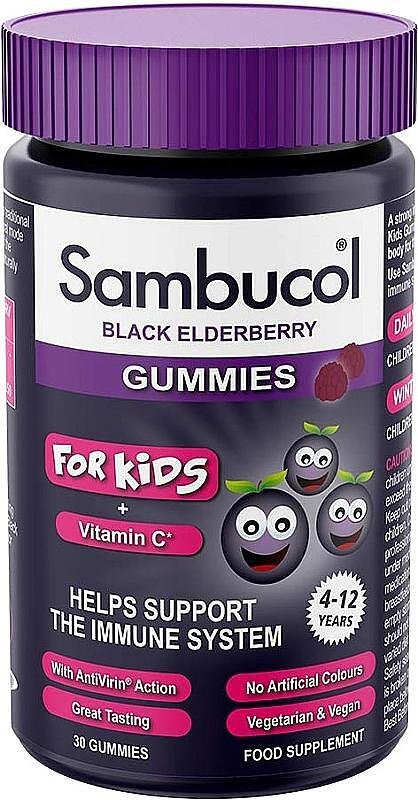 САМБУКОЛ ГЪМИ ЗА ДЕЦА 30 дражета/ Sambucol Gumi