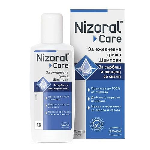 Nizoral Care Шампоан за ежедневна грижа при сърбящ и лющещ се скалп, 200 мл., Stada